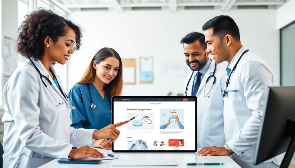 healthcare web development